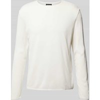 Strellson Strickpullover mit Rundhalsausschnitt Modell 'Prospect' in Offwhite, Größe XXL von Strellson