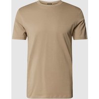 Strellson T-Shirt mit Rundhalsausschnitt und kurzen Ärmeln in Beige, Größe L von Strellson