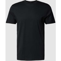 Strellson T-Shirt mit Rundhalsausschnitt und kurzen Ärmeln in Black, Größe XL von Strellson