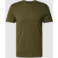 Strellson T-Shirt mit Rundhalsausschnitt und kurzen Ärmeln in Oliv, Größe L von Strellson