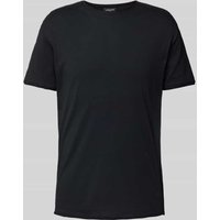 Strellson T-Shirt mit Rundhalsausschnitt und melierter Optik in Black, Größe L von Strellson