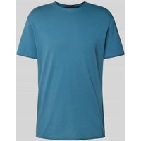 Strellson T-Shirt mit Rundhalsausschnitt und melierter Optik in Petrol, Größe XXL von Strellson