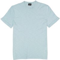 Strellson Herren T-Shirt blau Baumwolle meliert von Strellson