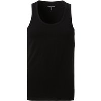 Strellson Herren Tanktop schwarz Baumwolle unifarben von Strellson