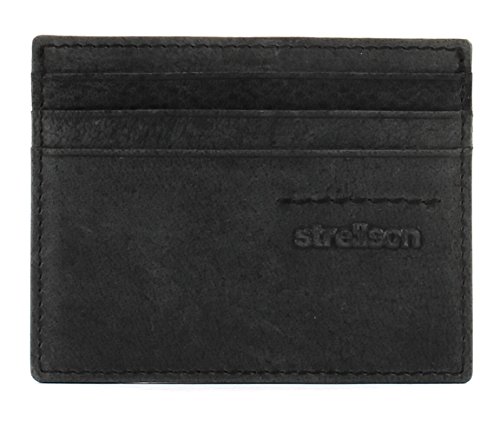 Strellson Geldbörse Turnpike H6 Schwarz Kunststoff Klassisch Minimalistisch 2 Fächer 1 Abteilung Erwachsene Männer Herren WALLET von Strellson