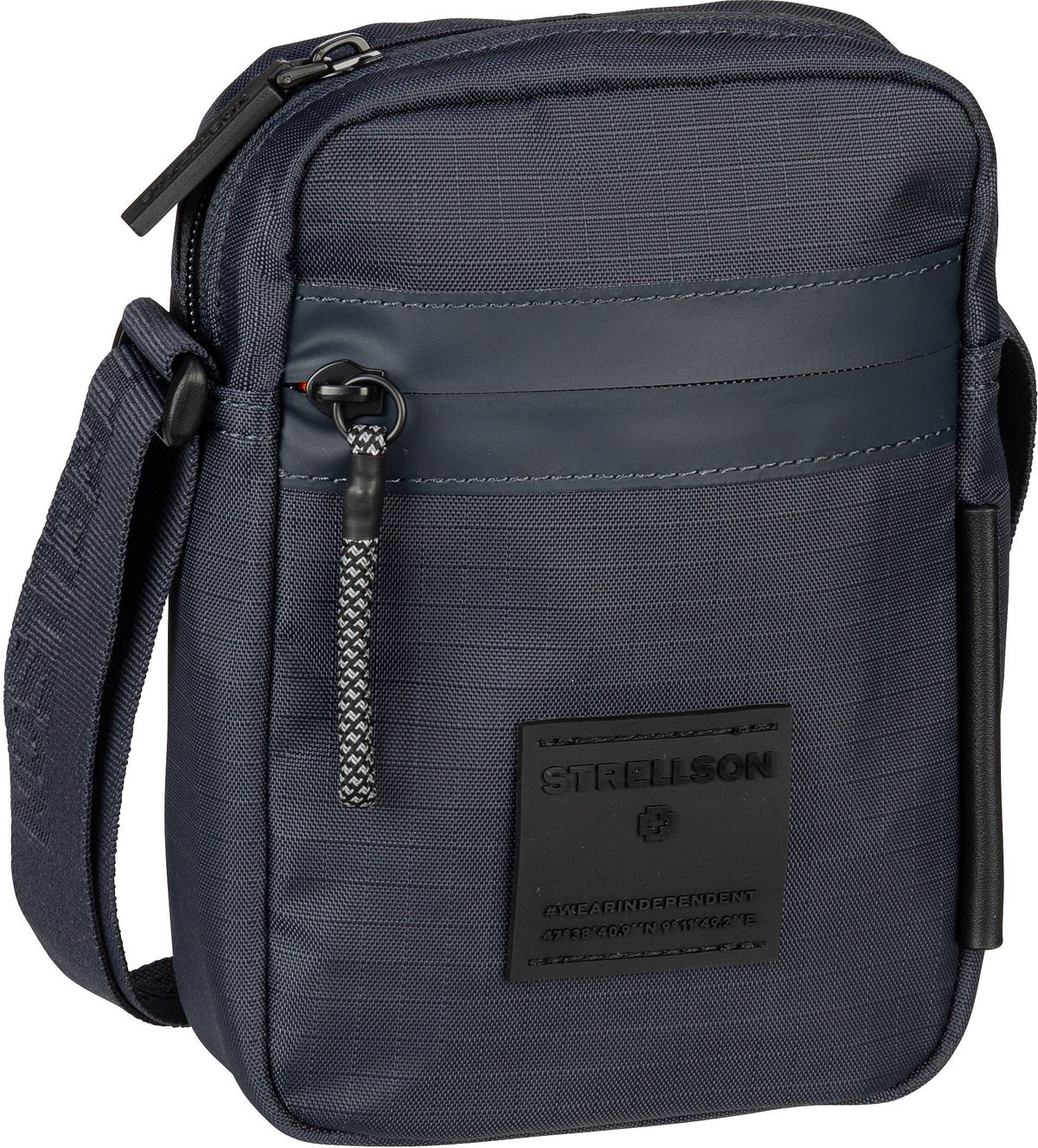 Strellson Northwood RS Clint Shoulderbag XSVZ  in Navy (1.4 Liter), Umhängetasche von Strellson