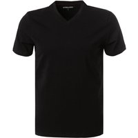 Strellson Herren T-Shirts schwarz Baumwolle unifarben von Strellson