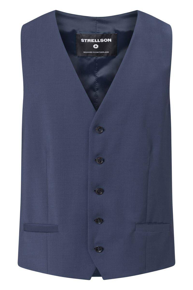 Strellson - Weste unifarben blau - Gr. - 46 von Strellson