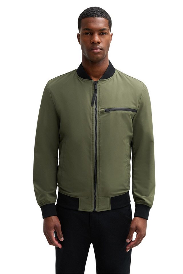 Strellson Windbreaker Bomberjacke Clearwater Flex (wind- und wasserfest) grün Herren von Strellson