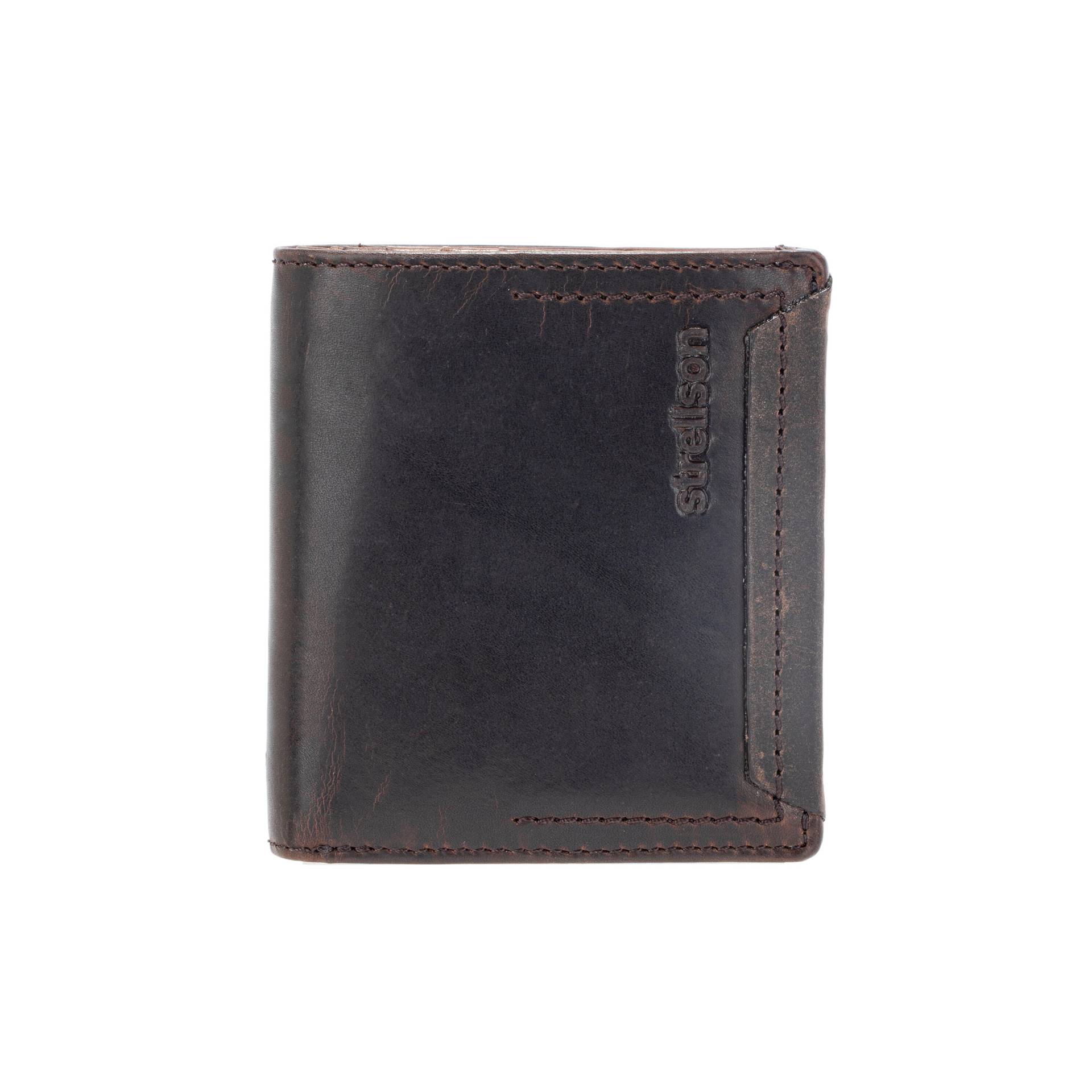 Strellson - camden hendrix billfold q7 darkbrown - Gr. - M von Strellson