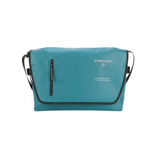 Strellson - dorian stockwell 2.0 Messenger für Herren in Petrol, Maße 38x27x12 cm von Strellson