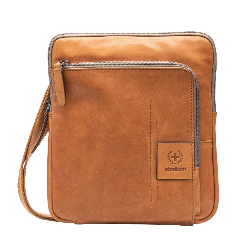 Strellson - hyde park brian shoulderbag xsvz cognac - Gr. - XS von Strellson