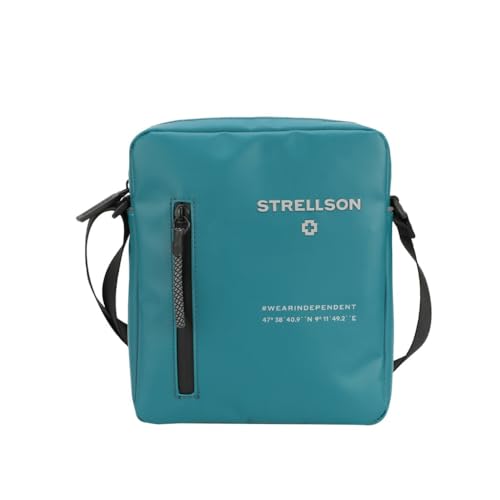 Strellson - marcus stockwell 2.0 Schultertasche für Herren in Petrol, Maße 18x21x5 cm von Strellson