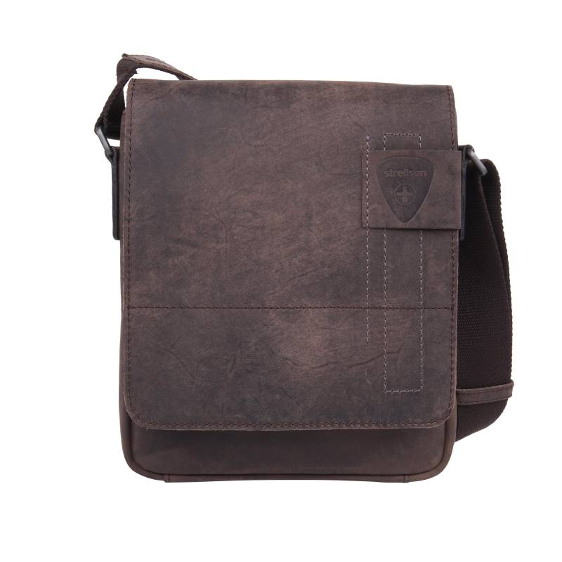Strellson - richmond jeremy shoulderbag xsvf darkbrown - Gr. - XS von Strellson