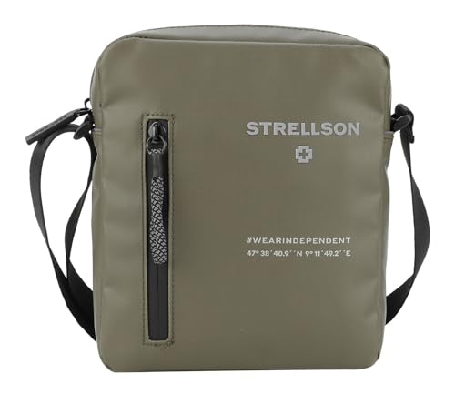 Strellson - stockwell 2.0 marcus Schultertasche klein für Männer, Umhängetasche in Grün von Strellson