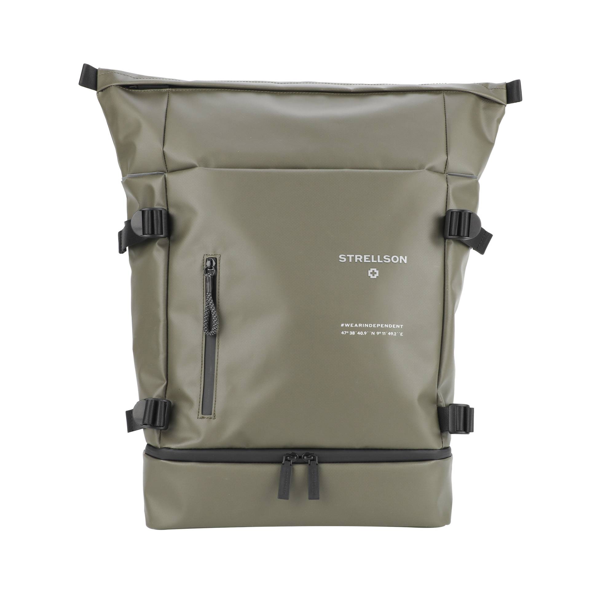 Strellson - stockwell 2.0 sebastian backpack lvz khaki - Gr. - L von Strellson