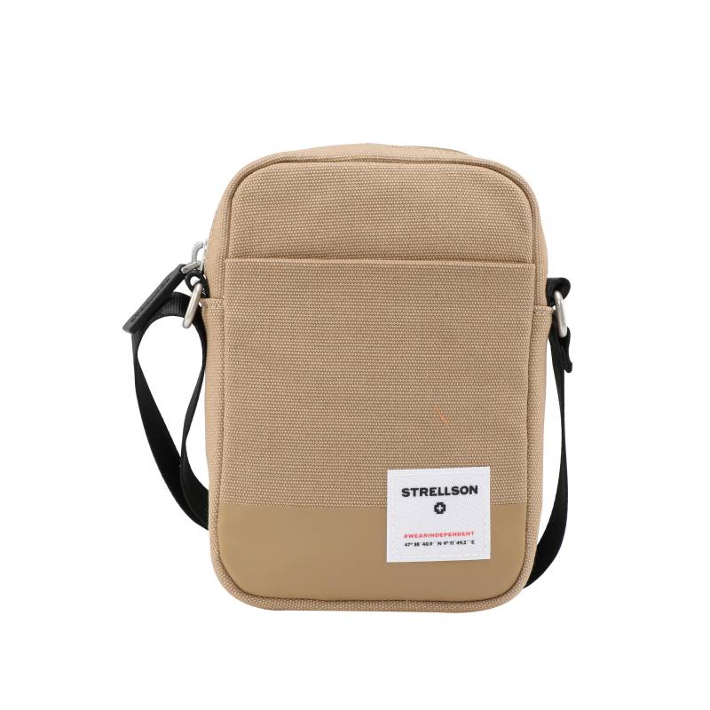 Strellson - tottenham clint shoulderbag xsvz beige - Gr. - XS von Strellson