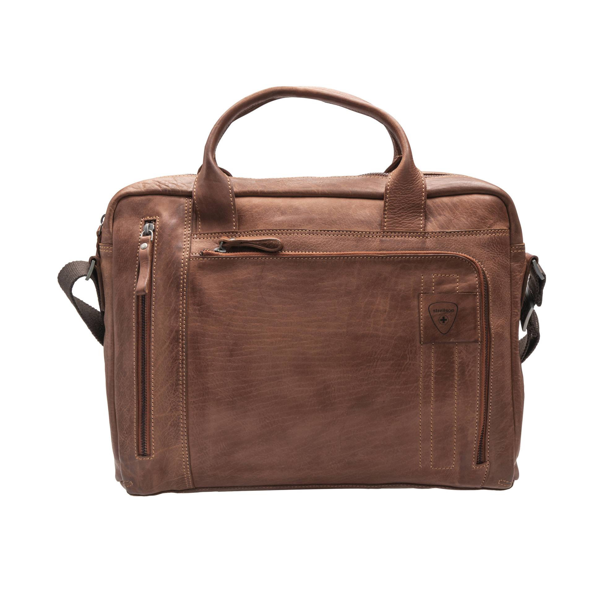 Strellson - upminster charles briefbag shz cognac - Gr. - S von Strellson