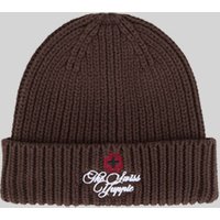 Strellson x Prohibited: The Swiss Yuppie Beanie, braun von Strellson