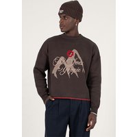 Strellson x Prohibited: The Swiss Yuppie Knitwear Sweater, braun von Strellson