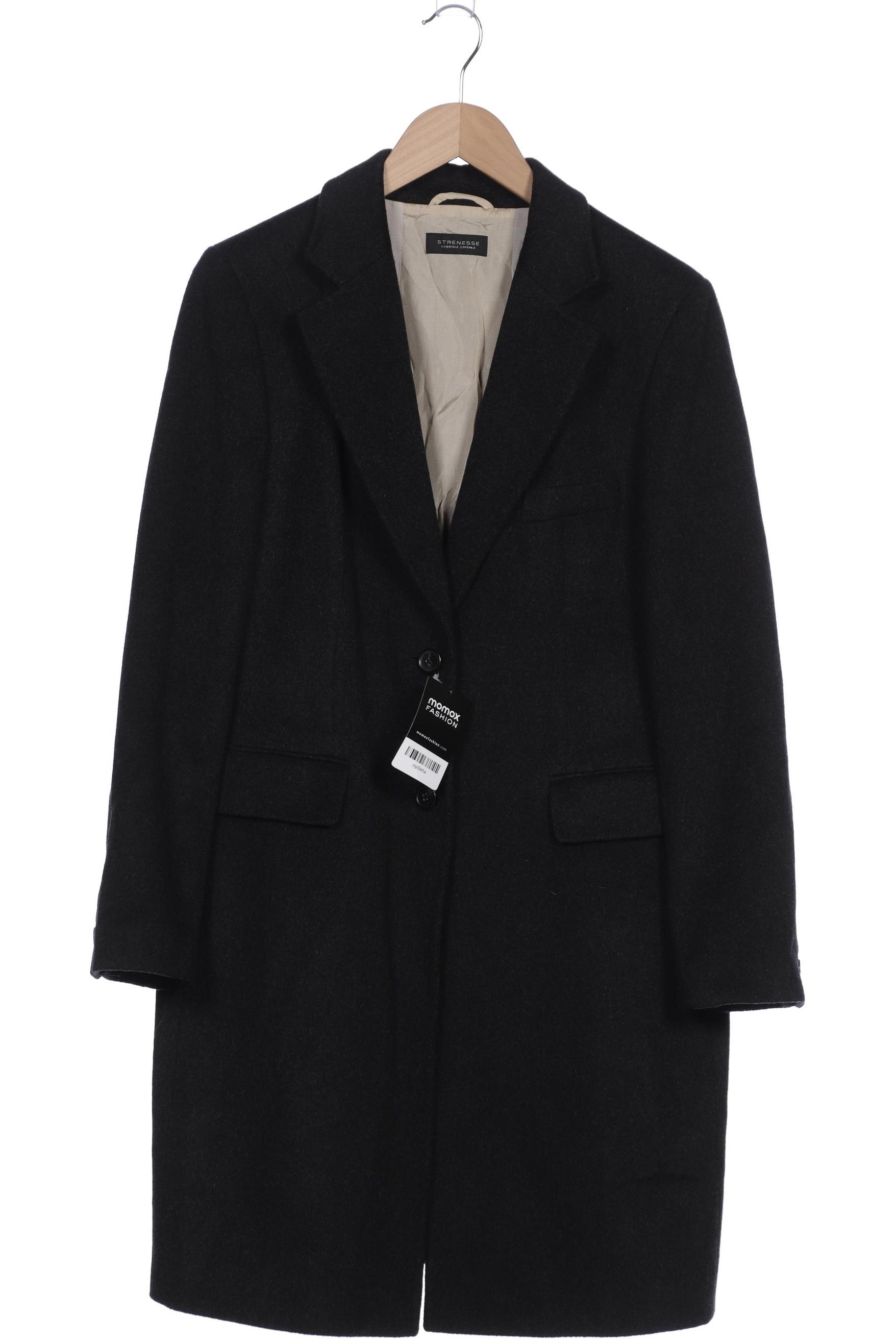Strenesse Damen Mantel, schwarz, Gr. 38 von Strenesse