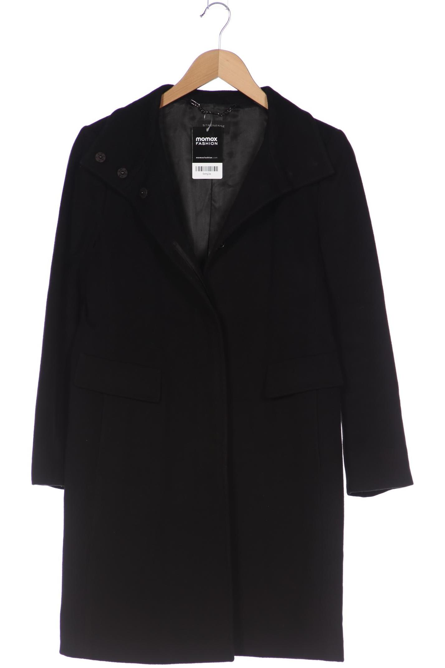 Strenesse Damen Mantel, schwarz, Gr. 40 von Strenesse