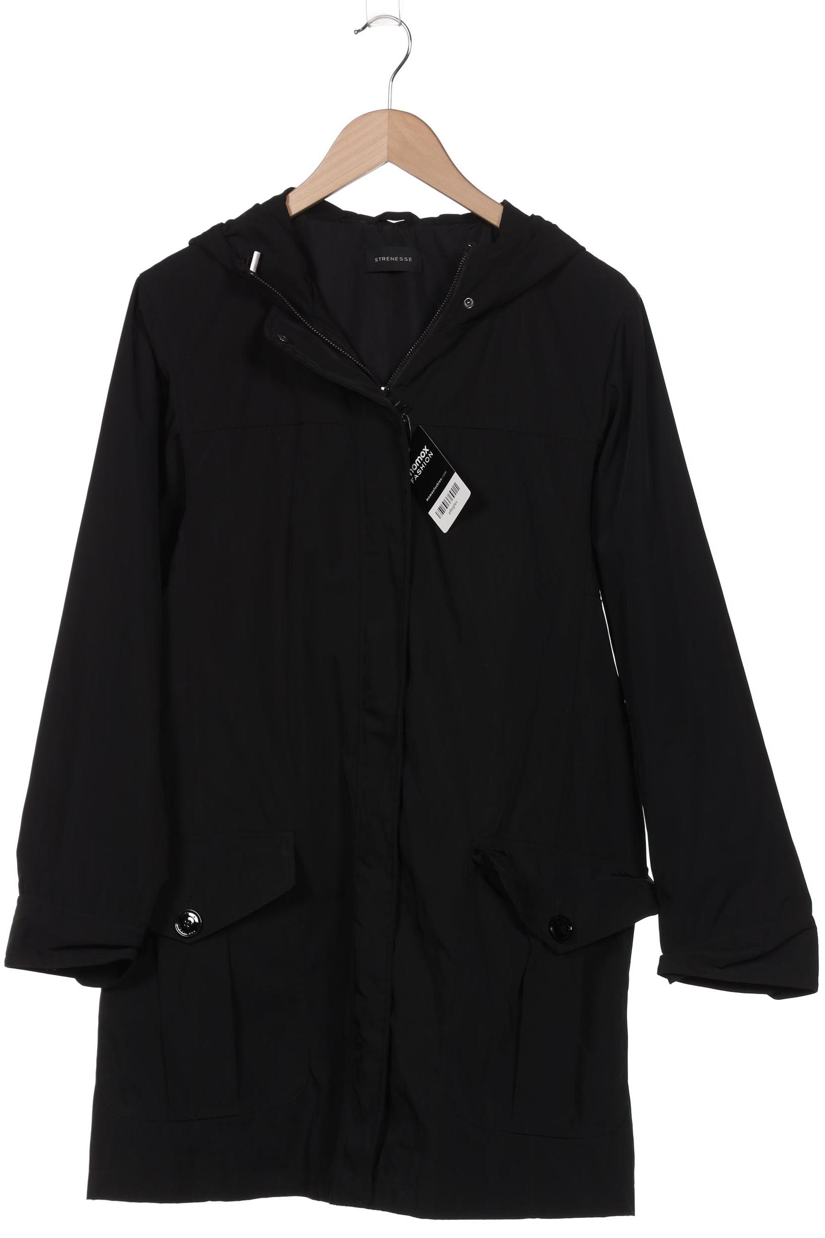 Strenesse Damen Mantel, schwarz, Gr. 42 von Strenesse