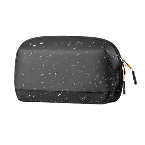 Streysisl Travel Tech Organizer | 2024 Neue 180° Öffnung Kabel Organizer Elektroniktasche, Tragbare Batterieaufbewahrung, Kabelaufbewahrungsbox für Mäuse, Kopfhörer, Notebooks, Schwarz , Refer to von Streysisl