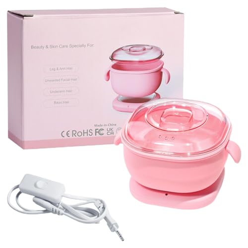 Streysisl Wachstopf zur Haarentfernung - Waxing Gerät für Frauen Haarentfernung - Warming Tool für Augenbrauen, Körper, Bikini, Hände, Arme, Gesicht, Bikini Haarentferner von Streysisl