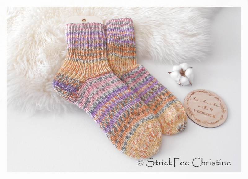 Dicke Warme Damensocken Gr. 39 Mischgewebe, Wollsocken, Stricksocken, Kuschelsocken, Wanderstiefelsocken, Strümpfe, Geschenkidee von StrickFeeChristine