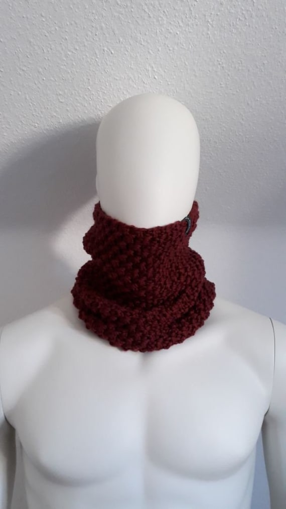 Snood Winter Iii | 100% Wolle, Rost von Strickeninthecity