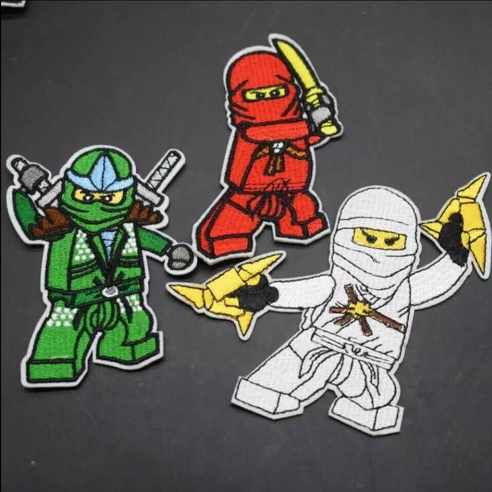 3 Bügelbilder Kai, Zane Und Lloyd 3 Bügelbilder Kai, Zane Und Lloyd von StrickfeeShop