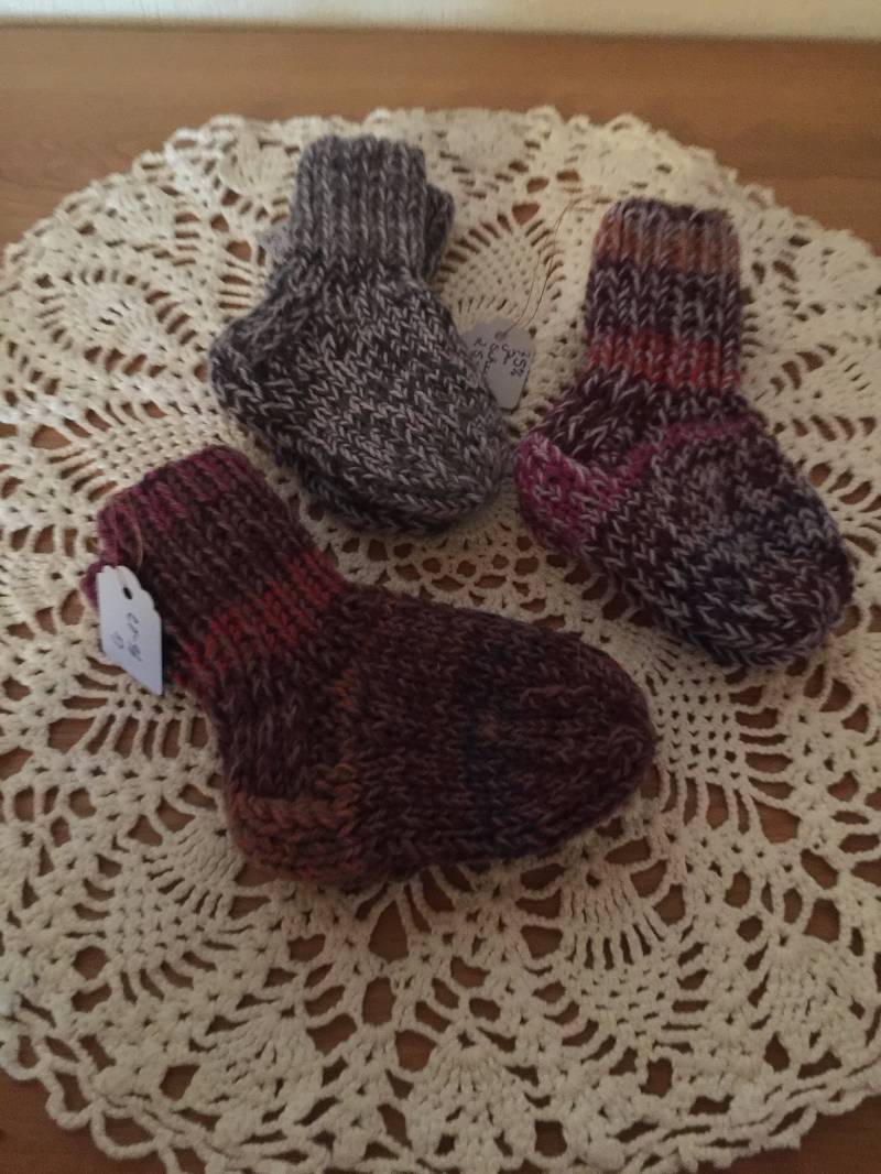 3 Paar Socken Gr16-17 von StrickfeeShop