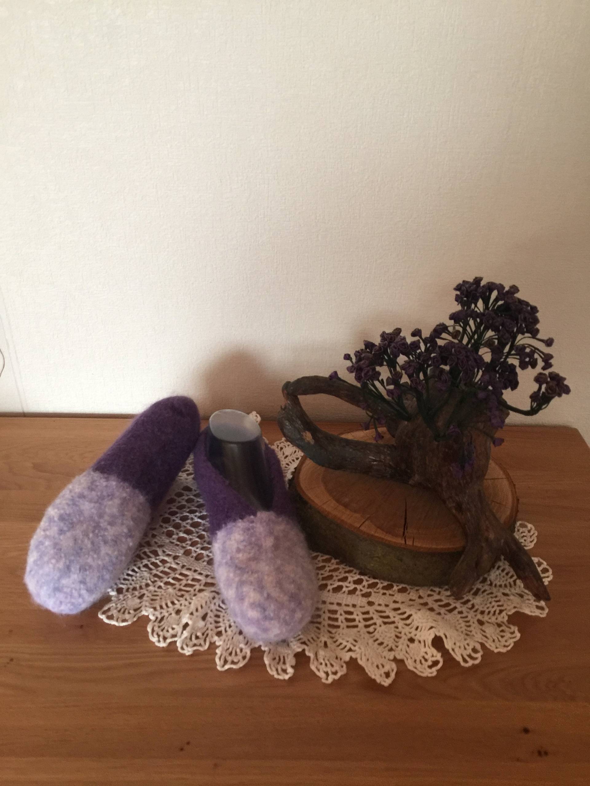 Filzpuschen Gr 37 Filzpuschen Gr 37 von StrickfeeShop