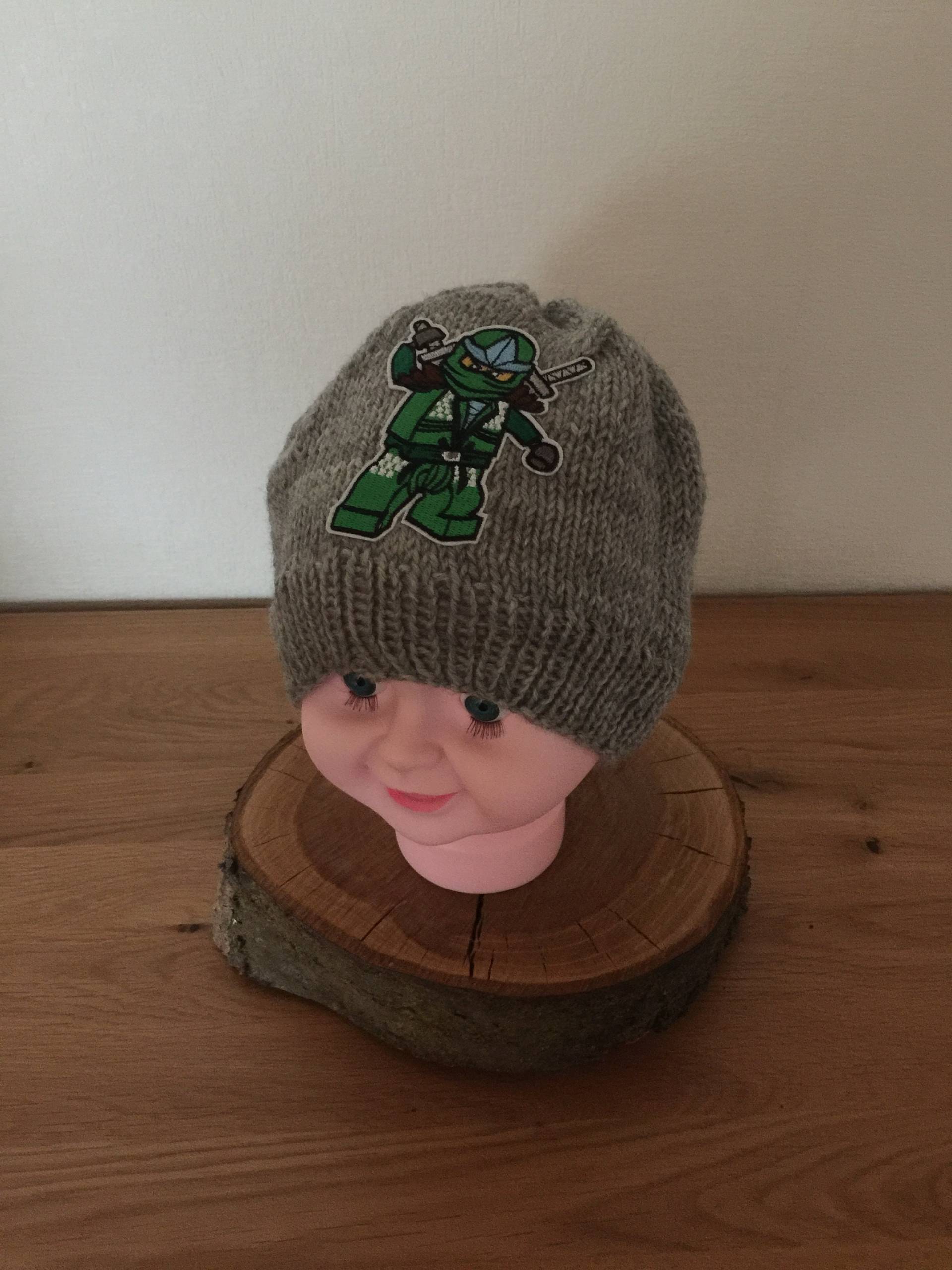 Ninja Mütze Aus Merinowolle Ninja Mütze Aus Merinowolle von StrickfeeShop