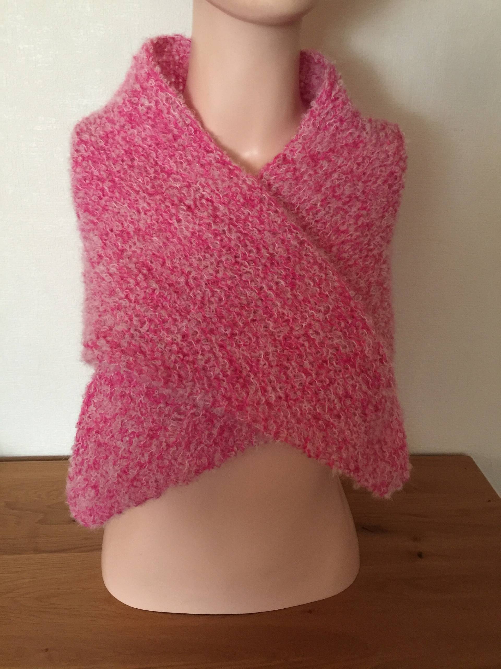 Schultertuch Aus Alpakawolle/ Mohairwolle von StrickfeeShop