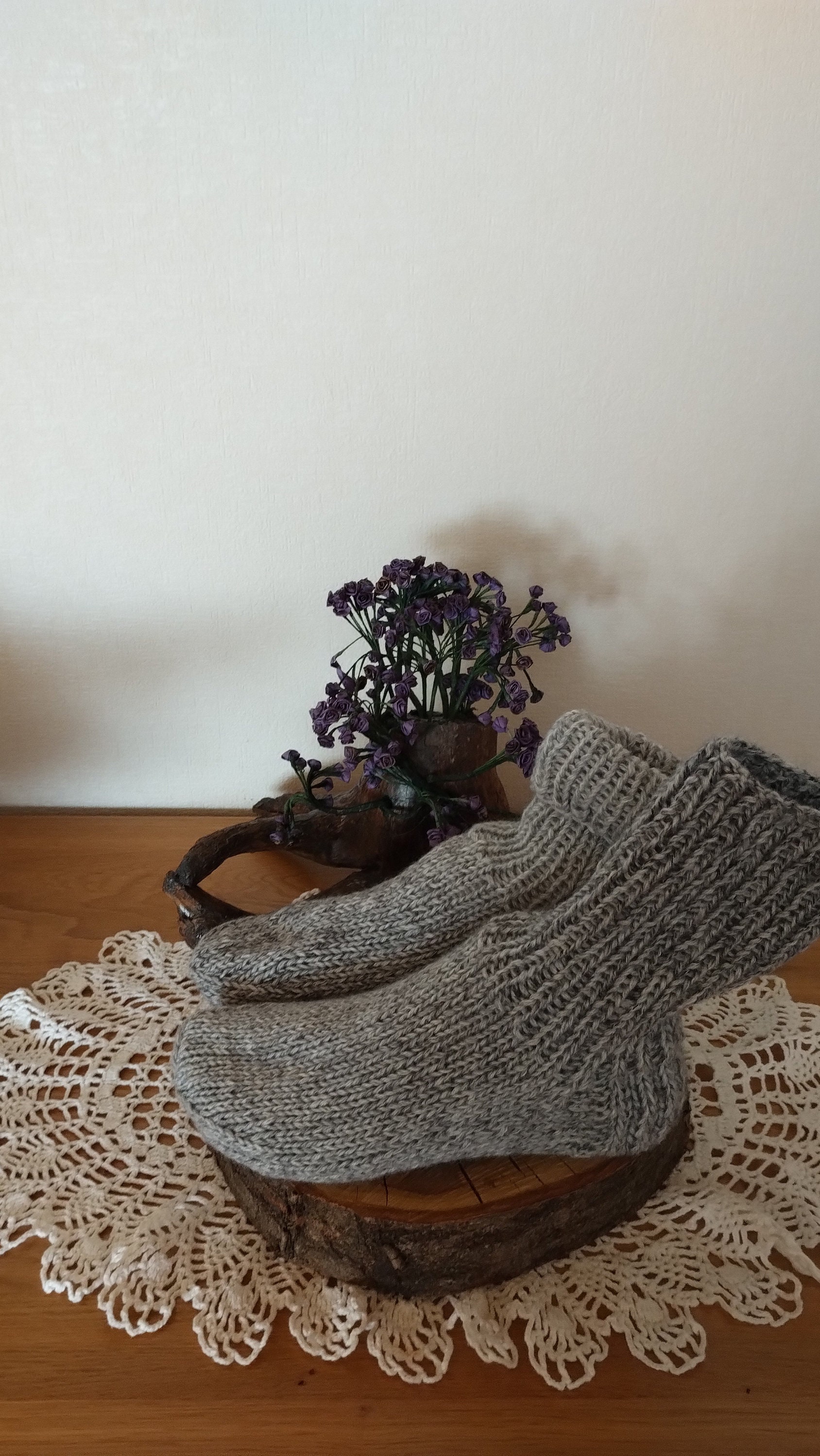 Socken Aus Kaschmirwolle - Mohairwolle Socken Aus Kaschmirwolle - Mohairwolle von StrickfeeShop