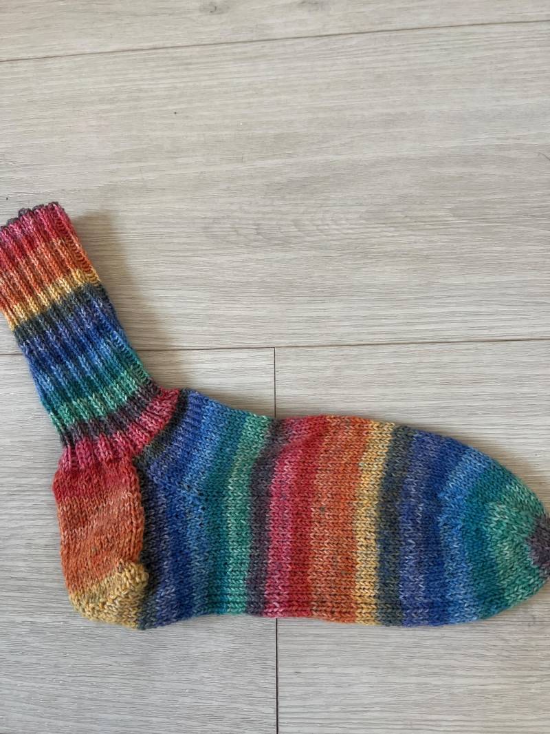 Handgestrickte Wollsocken Gr. 39/40 Handgestrickte Wollsocken Gr. 39/40 von Strickfinchen