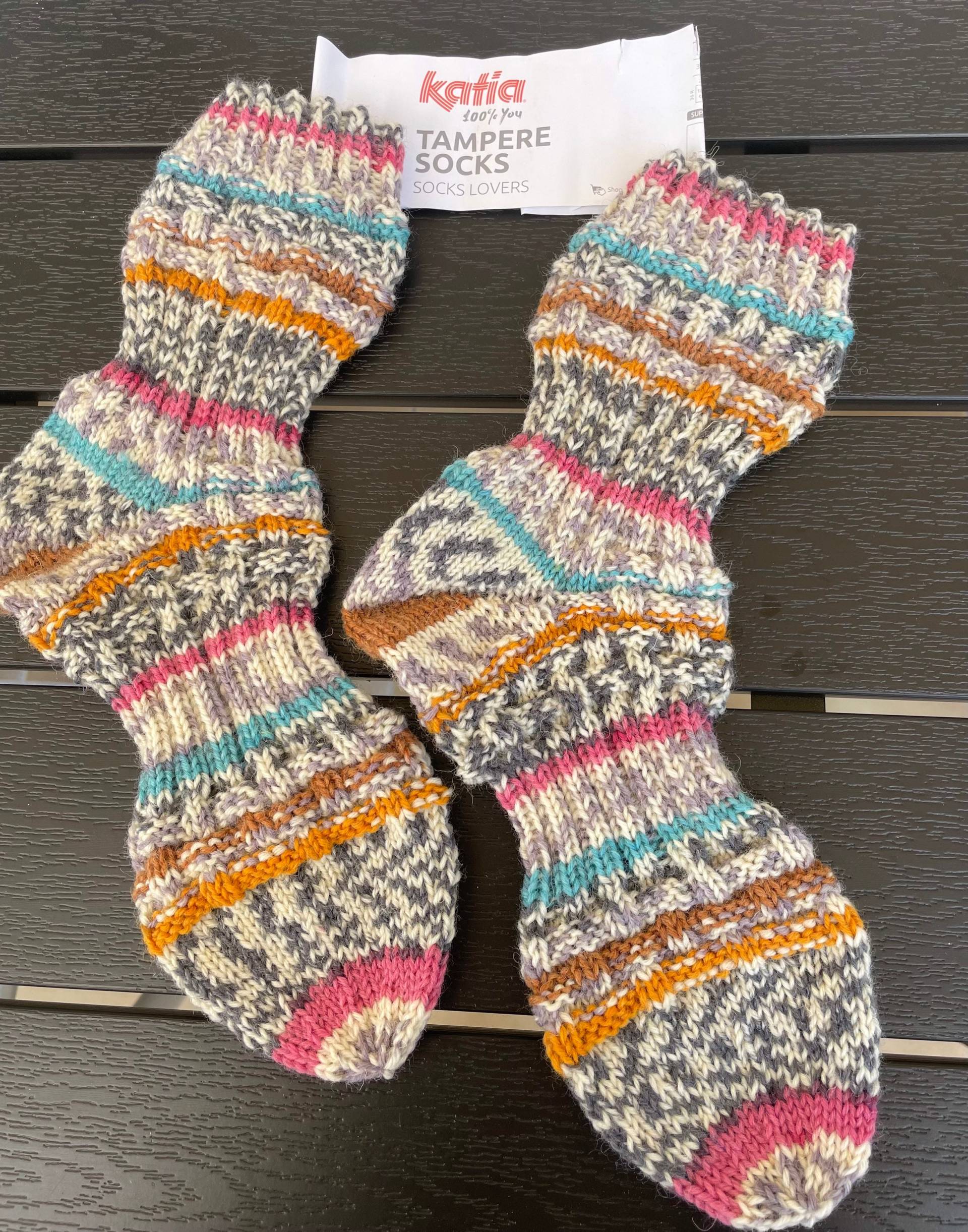 Handgestrickte Socken Gr. 39/40 von Stricklieschen2008