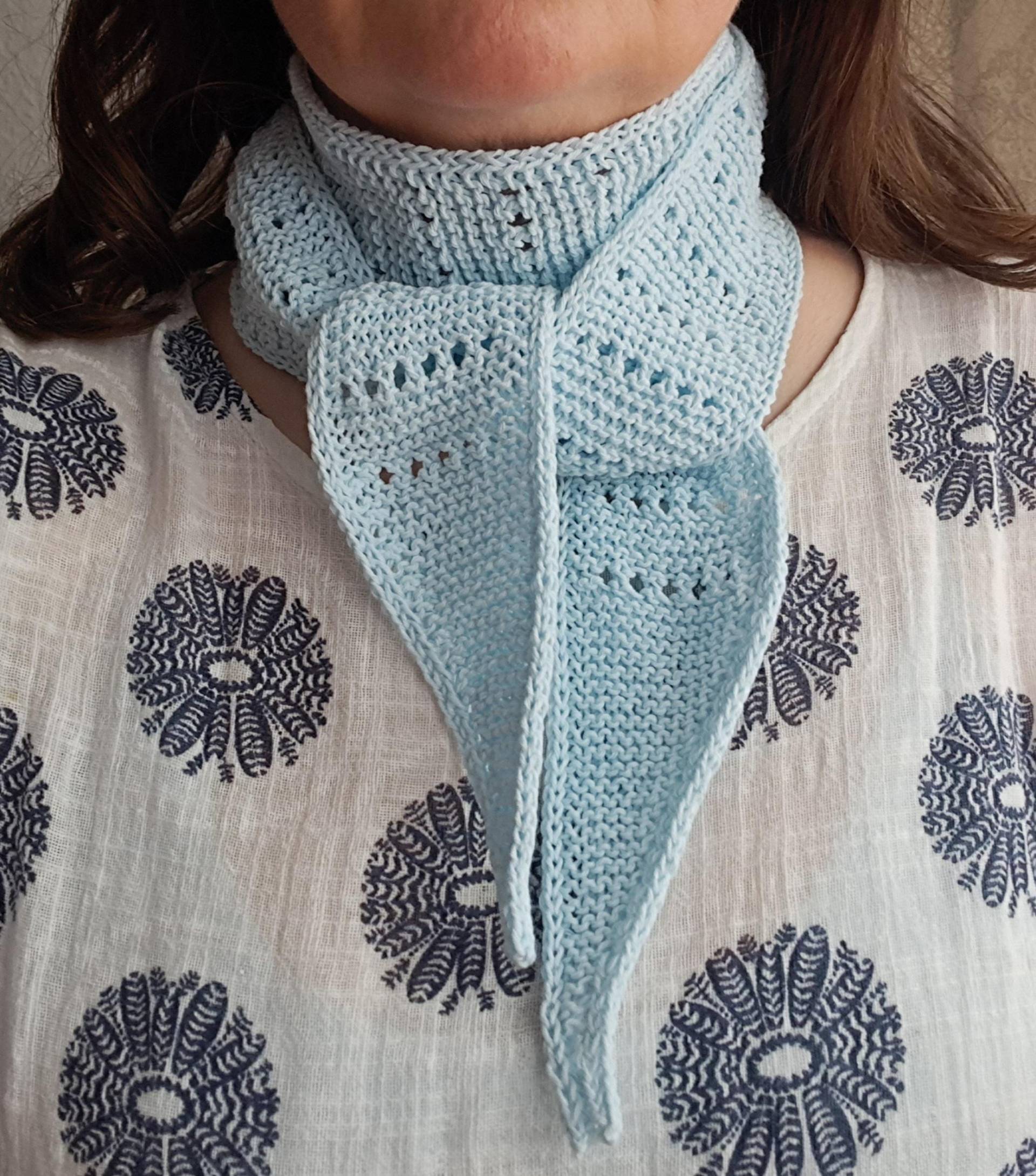 Handgestricktes Halstuch Sophie Schal Scarf Shawl Geschenkidee Damen Unikat von Strickmariechen