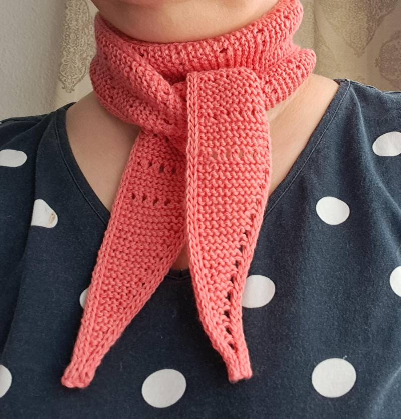 Handgestricktes Halstuch Sophie Schal Scarf Shawl Geschenkidee Damen Unikat von Strickmariechen