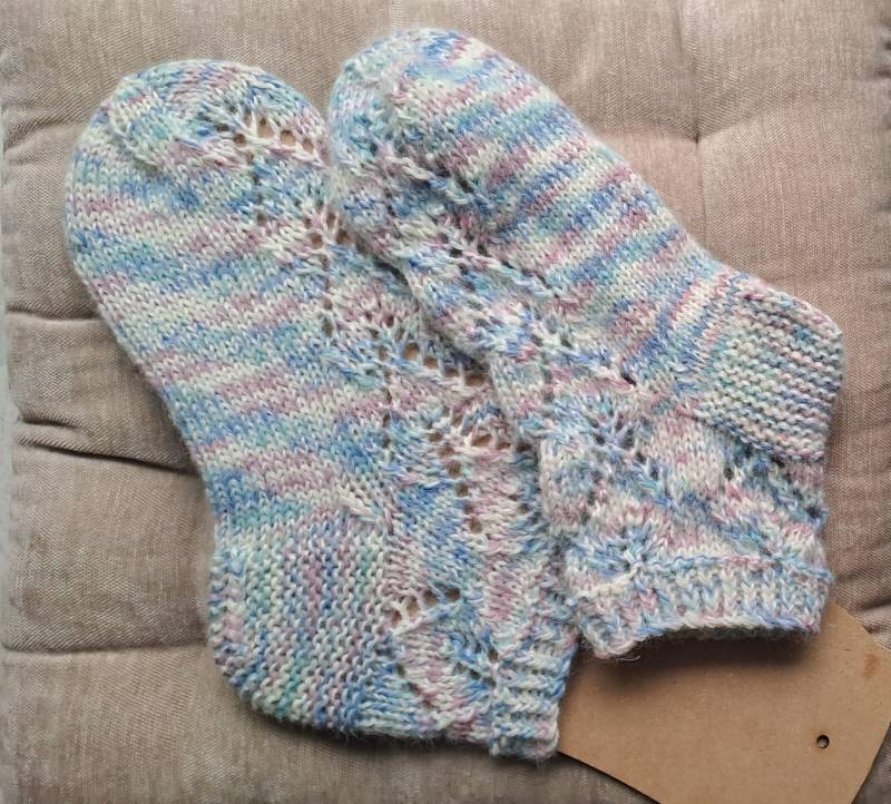 Trachtensocken Wollsocken Selbstgestrickt Unikat 46 47 Bunt Trachtensocken Wollsocken Selbstgestrickt Unikat 46 47 Bunt von Strickmariechen