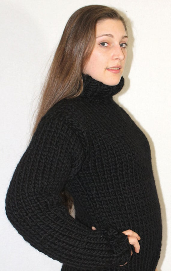 Grobstrick Rollkragenpullover Merino Wolle Strickpullover Wollpullover Gestrickter Pullover Für Männer Hand Gestrickt Strickolino Grobstrick Rollkragenpullover Merino Wolle Strickpullover Wollpullover Gestrickter Pullover Für Männer Hand Gestrickt Strickolino von Strickolino