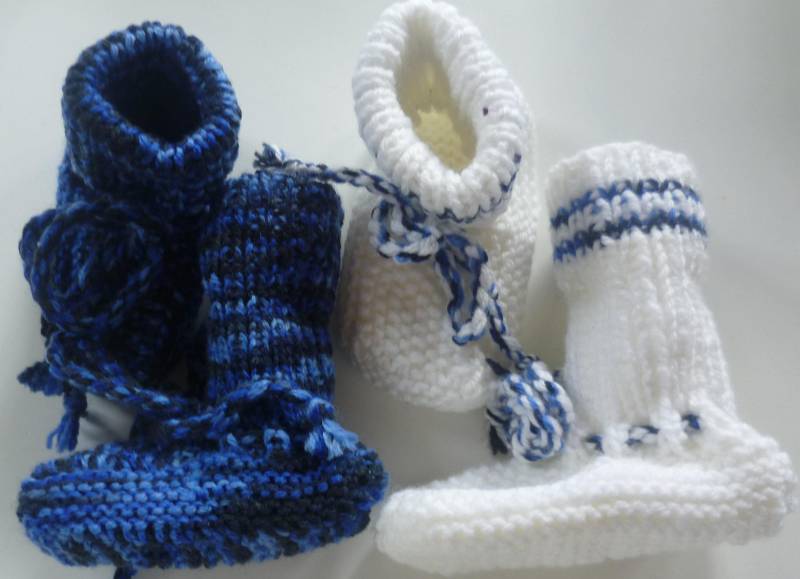 Mit Liebe Handgestrickte Baby-strickschuhe von StrickschuhZauberfee