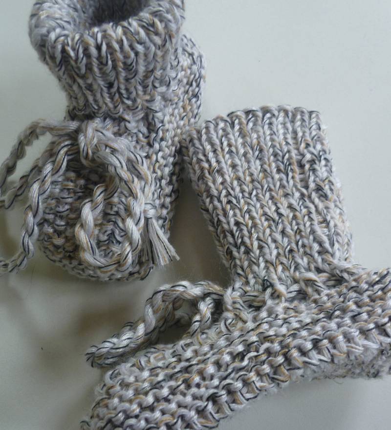 Mit Liebe Handgestrickte Baby-strickschuhe von StrickschuhZauberfee