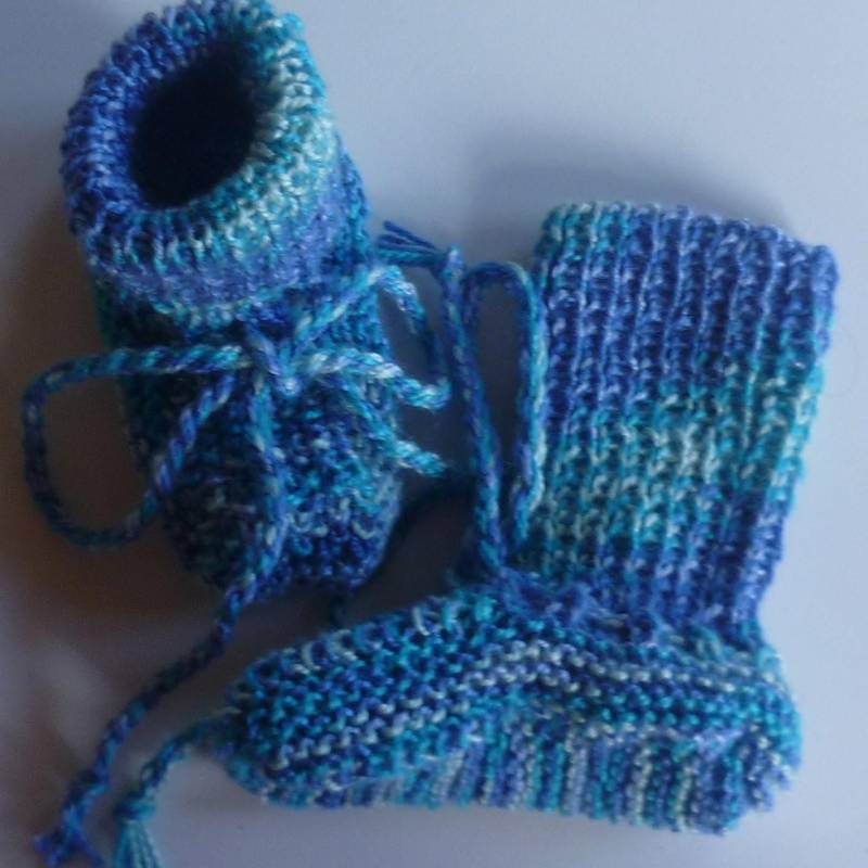Mit Liebe Handgestrickte Baby-strickschuhe von StrickschuhZauberfee