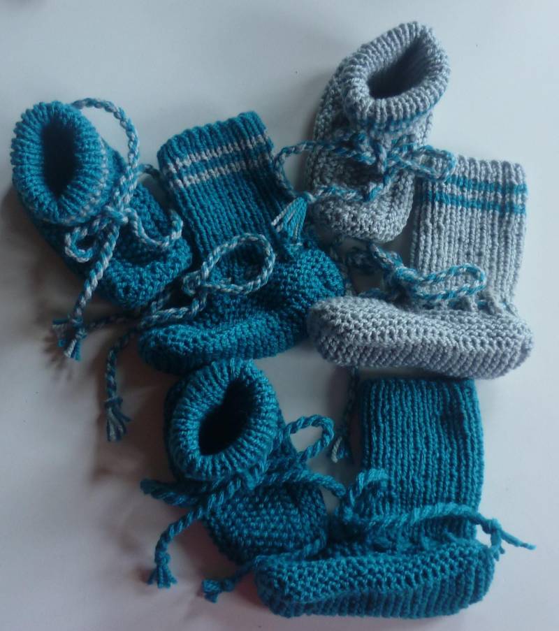 Mit Liebe Handgestrickte Baby-strickschuhe Mit Liebe Handgestrickte Baby-strickschuhe von StrickschuhZauberfee