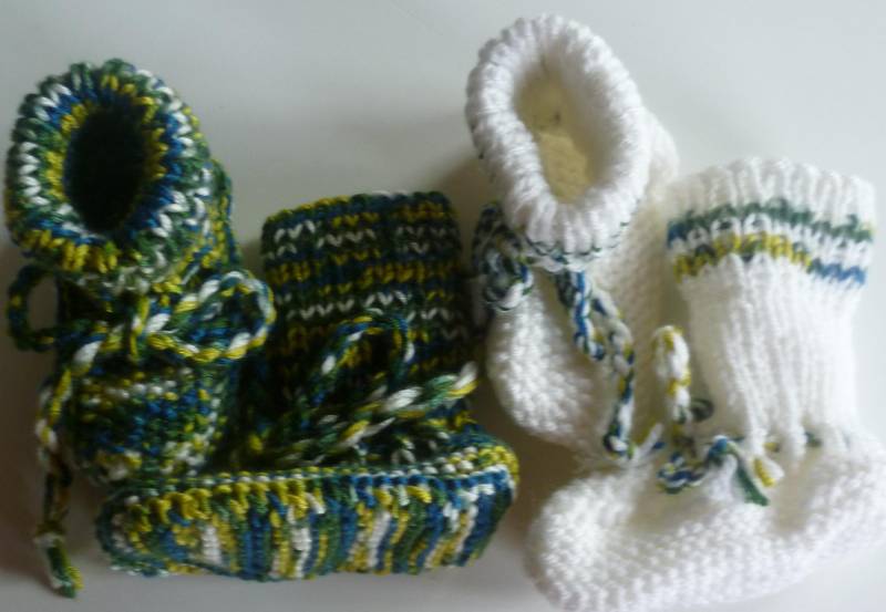 Mit Liebe Handgestrickte Baby-strickschuhe Mit Liebe Handgestrickte Baby-strickschuhe von StrickschuhZauberfee
