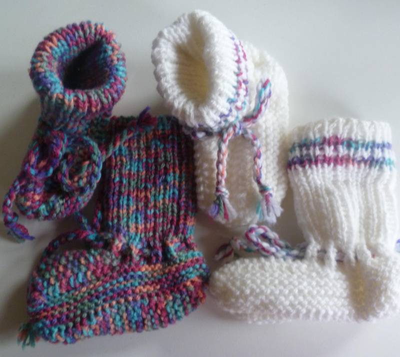 Mit Liebe Handgestrickte Baby-strickschuhe von StrickschuhZauberfee