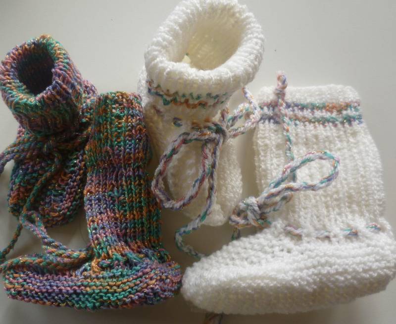 Mit Liebe Handgestrickte Baby-strickschuhe Mit Liebe Handgestrickte Baby-strickschuhe von StrickschuhZauberfee